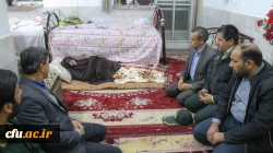 حضور سرپرست دانشگاه فرهنگیان یزد در منزل چهار شهید دفاع مقدس 3