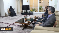 حضور سرپرست دانشگاه فرهنگیان یزد در منزل چهار شهید دفاع مقدس 7