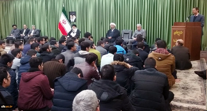 دیدار اساتید، دانشجویان و کارکنان دانشگاه فرهنگیان خراسان رضوی با نماینده ولی فقیه و امام جمعه مشهد مقدس