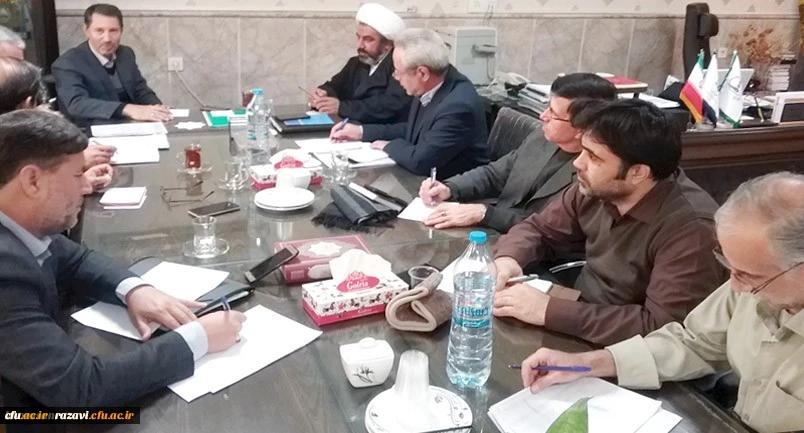 جلسه هماهنگی آیین گرامیداشت روز دانشجو دانشگاه فرهنگیان خراسان رضوی