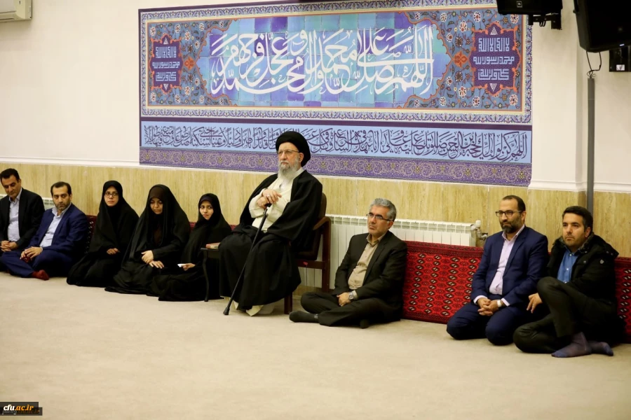 دیدار دانشجومعلمان پردیس امام خمینی(ره) گرگان با حضرت آیت الله نورمفیدی 7