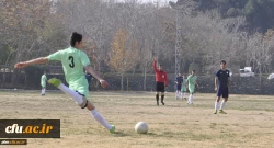 برگزاری مسابقه فوتبال بین تیم های دانشگاه فرهنگیان خراسان رضوی و دانشگاه فردوسی مشهد