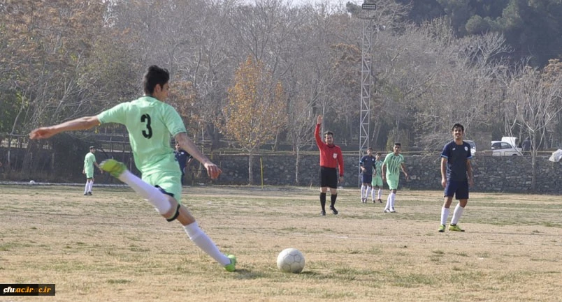 برگزاری مسابقه فوتبال بین تیم های دانشگاه فرهنگیان خراسان رضوی و دانشگاه فردوسی مشهد
