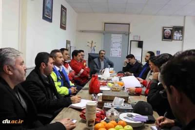 برگزاری نشست مانور امداد و نجات در مدیریت امور پردیس های دانشگاه فرهنگیان خراسان شمالی