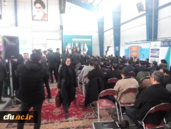 افتتاح غرفه دانشگاه فرهنگیان خراسان شمالی در نمایشگاه پژوهش، فناوری و فن بازار استان 5