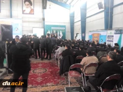 افتتاح غرفه دانشگاه فرهنگیان خراسان شمالی در نمایشگاه پژوهش، فناوری و فن بازار استان 6