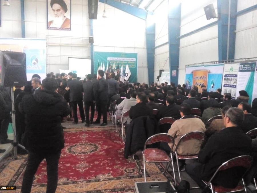 افتتاح غرفه دانشگاه فرهنگیان خراسان شمالی در نمایشگاه پژوهش، فناوری و فن بازار استان 6