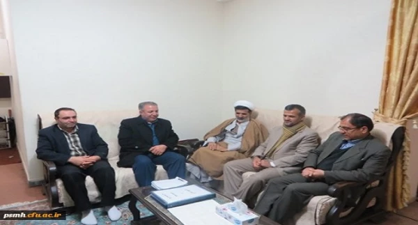 بازدید رئیس تبلیغات اسلامی شهرستان همدان از سراهای دانشجویی پردیس شهید مقصودی همدان 2