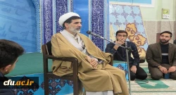 بازدید رئیس تبلیغات اسلامی شهرستان همدان از سراهای دانشجویی پردیس شهید مقصودی همدان 4