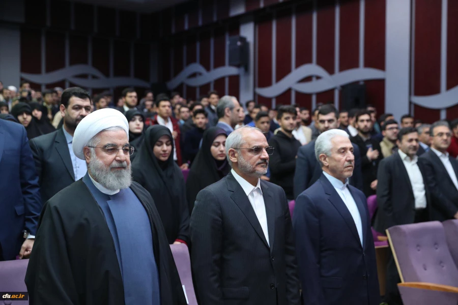 حضور رئیس محترم جمهور در دانشگاه فرهنگیان