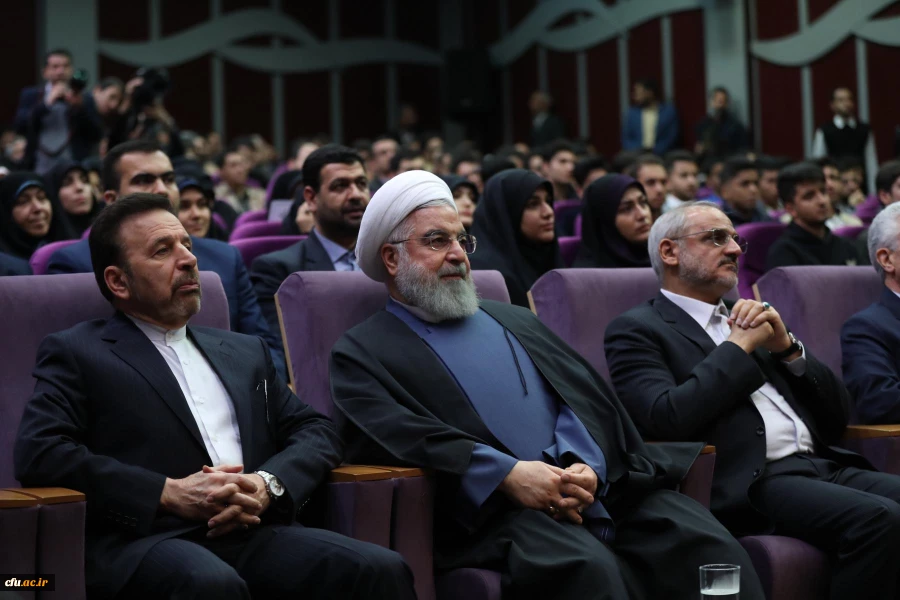 حضور رئیس محترم جمهور در دانشگاه فرهنگیان