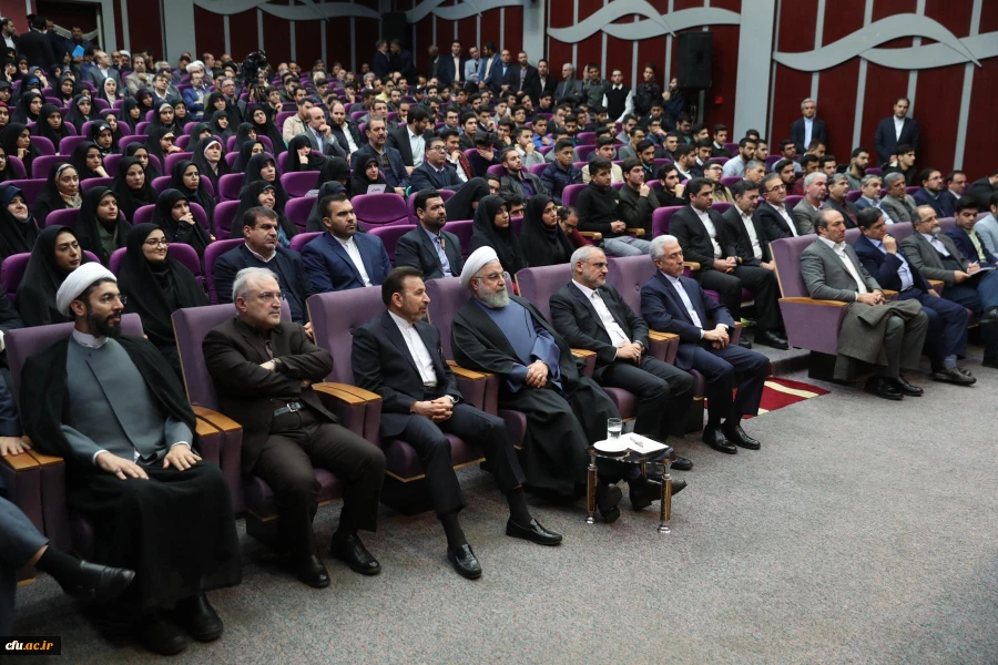 حضور رئیس محترم جمهور در دانشگاه فرهنگیان