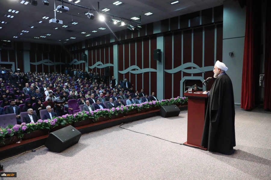 حضور رئیس محترم جمهور در دانشگاه فرهنگیان