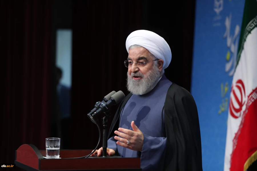 حضور رئیس محترم جمهور در دانشگاه فرهنگیان