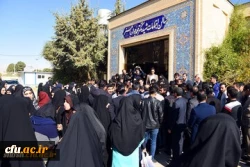 حضور استاندار فارس در دانشگاه فرهنگیان به مناسبت روز دانشجو 13