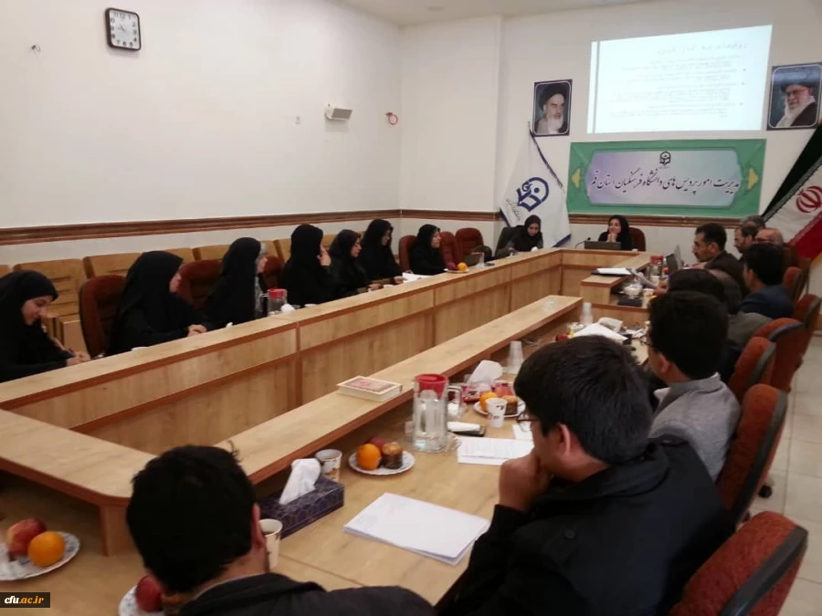 نشست مدیریت یادگیری الکترونیکی مرکز هوشمندسازی دانشگاه با پردیس های حضرت معصومه و آیت اله طالقانی در مدیریت استان قم 2