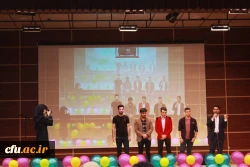 با حضور مشاور اجرایی معاون طرح و برنامه و توسعه مدیریت و مدیرکل حقوقی دانشگاه فرهنگیان

جشن بزرگ روز دانشجو دانشگاه فرهنگیان استان بوشهر برگزار شد 13