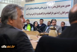 نشست خبری رئیس هیات مدیره بنیاد خیرین حامی دانشگاه فرهنگیان کشور در یزد 14