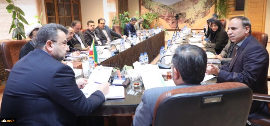 برگزاری جلسه مشترک کمیسیون هیأت امنای و هیات رئیسه دانشگاه فرهنگیان با حضور استاندار محترم مازندران 5