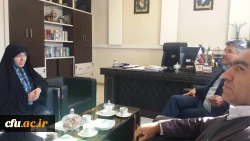 بازدید مشاور امور بانوان از مرکز آموزش عالی شهید رجایی اصفهان