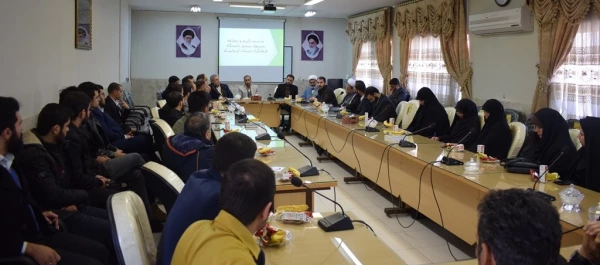 مراسم تودیع و معارفه مسئولین بسیج دانشجویی پردیس شهید رجایی وشهید صدوقی 2