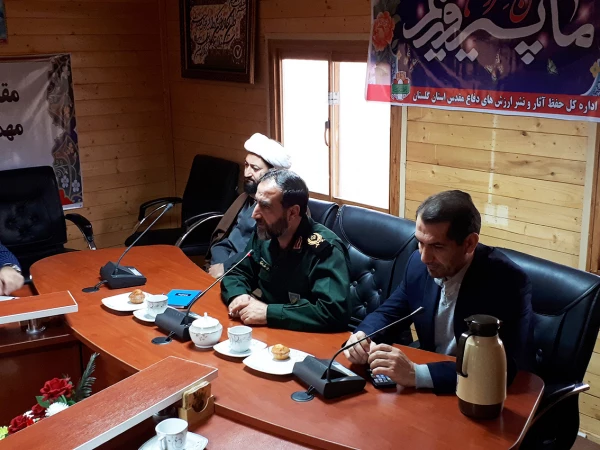 جلسه دبیران کانون ها و تشکل های سیاسی دانشگاه فرهنگیان گلستان با مدیرکل بنیاد حفظ آثار و ارزش های دفاع مقدس استان 2