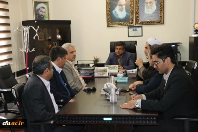 در دیدار مدیرکل امور دانشجویی دانشگاه فرهنگیان کشور با معاونت دانشجویی دانشگاه شهید باهنر کرمان طرفین بر استفاده از تجربیات یکدیگر تاکید نمودند.