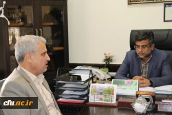 در دیدار مدیرکل امور دانشجویی دانشگاه فرهنگیان کشور با معاونت دانشجویی دانشگاه شهید باهنر کرمان طرفین بر استفاده از تجربیات یکدیگر تاکید نمودند. 3