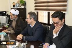 در دیدار مدیرکل امور دانشجویی دانشگاه فرهنگیان کشور با معاونت دانشجویی دانشگاه شهید باهنر کرمان طرفین بر استفاده از تجربیات یکدیگر تاکید نمودند. 4