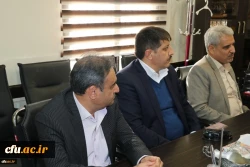 در دیدار مدیرکل امور دانشجویی دانشگاه فرهنگیان کشور با معاونت دانشجویی دانشگاه شهید باهنر کرمان طرفین بر استفاده از تجربیات یکدیگر تاکید نمودند 4