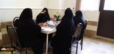 جلسه هماهنگی وبرنامه ریزی  بسیج اساتید پردیس حضرت معصومه سلام الله علیها با مسۍولین مدرسه علمیه حضرت امنه سلام الله علیها