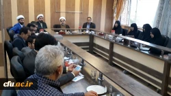 جلسه ستاد اقامه نماز دانشگاه فرهنگیان کرمان