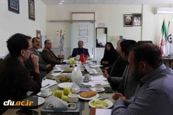 نشست ماهانه شورا مدیریت، نظارت و ارزیابی و توسعه منابع پردیس های دانشگاه فرهنگیان خراسان شمالی 2