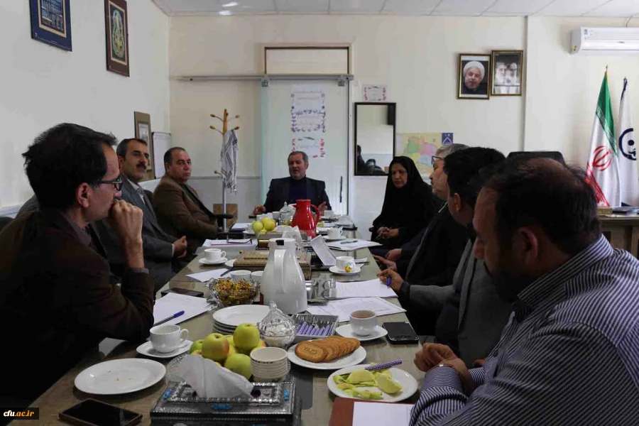 نشست ماهانه شورا مدیریت، نظارت و ارزیابی و توسعه منابع پردیس های دانشگاه فرهنگیان خراسان شمالی 2