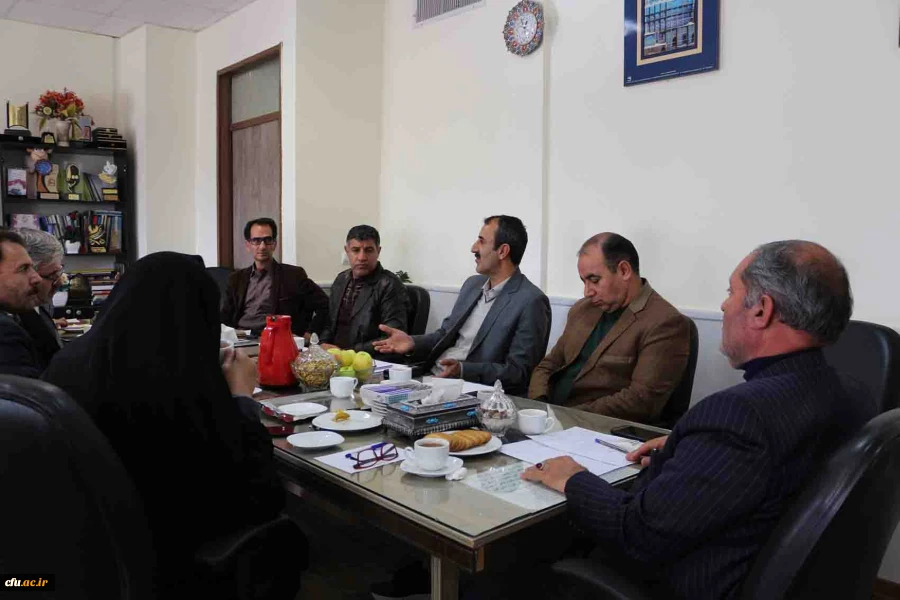 نشست ماهانه شورا مدیریت، نظارت و ارزیابی و توسعه منابع پردیس های دانشگاه فرهنگیان خراسان شمالی 3