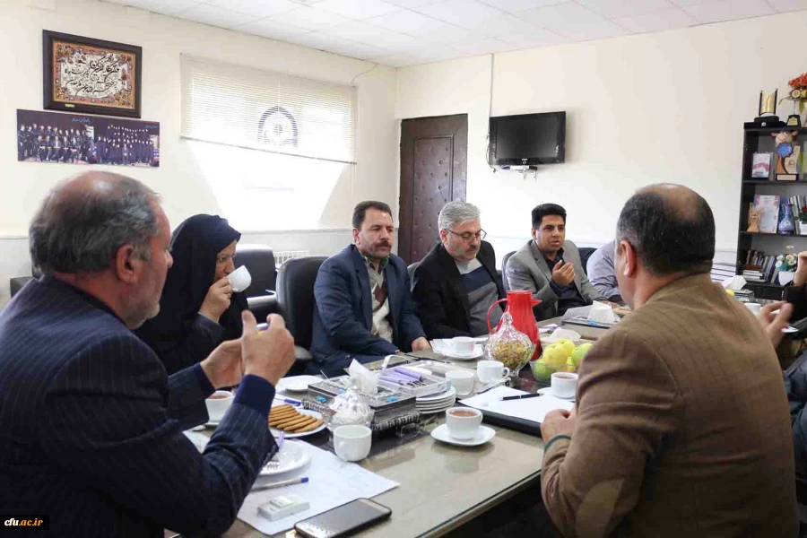 نشست ماهانه شورا مدیریت، نظارت و ارزیابی و توسعه منابع پردیس های دانشگاه فرهنگیان خراسان شمالی 4