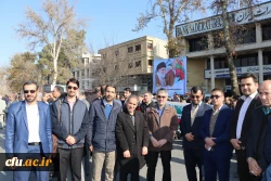 حضور مسئولین و دانشجویان دانشگاه فرهنگیان استان اصفهان درمراسم گرامیداشت یوم الله 9 دی