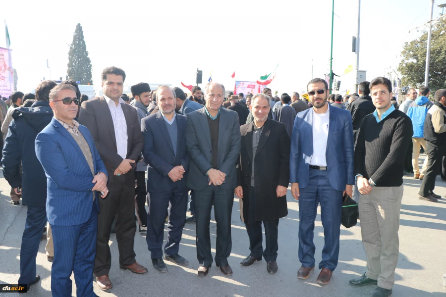 حضور مسئولین و دانشجویان دانشگاه فرهنگیان استان اصفهان درمراسم گرامیداشت یوم الله 9 دی