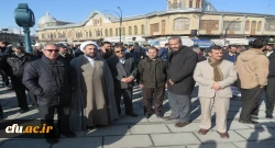 حضور سرپرست، معاونین، مسئول نهاد رهبری و کارکنان دانشگاه فرهنگیان همدان در برنامه گرامیداشت یوم الله نه دی 2