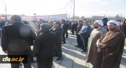 حضور سرپرست، معاونین، مسئول نهاد رهبری و کارکنان دانشگاه فرهنگیان همدان در برنامه گرامیداشت یوم الله نه دی 3