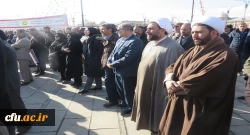 حضور سرپرست، معاونین، مسئول نهاد رهبری و کارکنان دانشگاه فرهنگیان همدان در برنامه گرامیداشت یوم الله نه دی 4