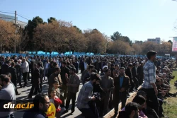 حضور مسئولان، اساتید، کارکنان و دانشجومعلمان دانشگاه فرهنگیان کرمان در مراسم گرامیداشت 9 دی 5