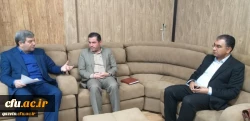 دیدار دکتر مشهدی مدیر امور پردیس های دانشگاه فرهنگیان استان قزوین با دکتر حسینی معاون وزیر و رییس سازمان آموزش وپرورش استثنایی کشور 2