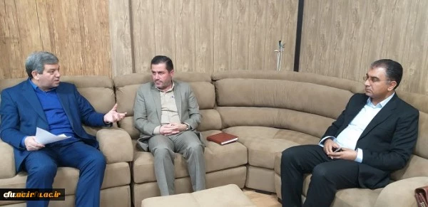 دیدار دکتر مشهدی مدیر امور پردیس های دانشگاه فرهنگیان استان قزوین با دکتر حسینی معاون وزیر و رییس سازمان آموزش وپرورش استثنایی کشور 2