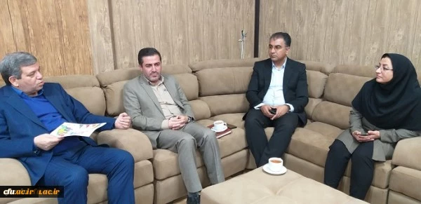 دیدار دکتر مشهدی مدیر امور پردیس های دانشگاه فرهنگیان استان قزوین با دکتر حسینی معاون وزیر و رییس سازمان آموزش وپرورش استثنایی کشور 3