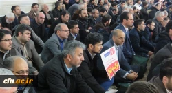 حضور دانشگاهیان دانشگاه فرهنگیان استان اردبیل در مراسم بزرگداشت حماسه ۹ دی در مصلی اردبیل 2