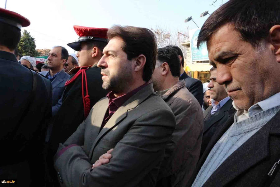 حضور کارکنان و دانشجویان دانشگاه فرهنگیان خراسان شمالی در مراسم بزرگداشت 9 دی 4