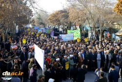 حضور کارکنان و دانشجویان دانشگاه فرهنگیان خراسان شمالی در مراسم بزرگداشت 9 دی 5