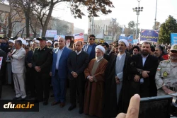 حضور کارکنان و دانشجویان دانشگاه فرهنگیان خراسان شمالی در مراسم بزرگداشت 9 دی 6