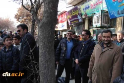 حضور کارکنان و دانشجویان دانشگاه فرهنگیان خراسان شمالی در مراسم بزرگداشت 9 دی 7